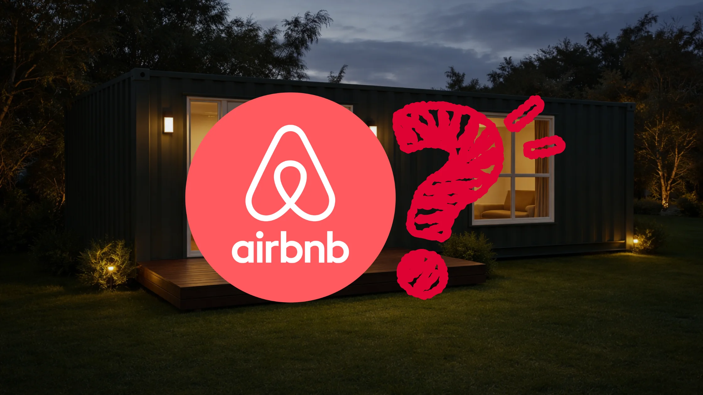 Chalé container para Airbnb